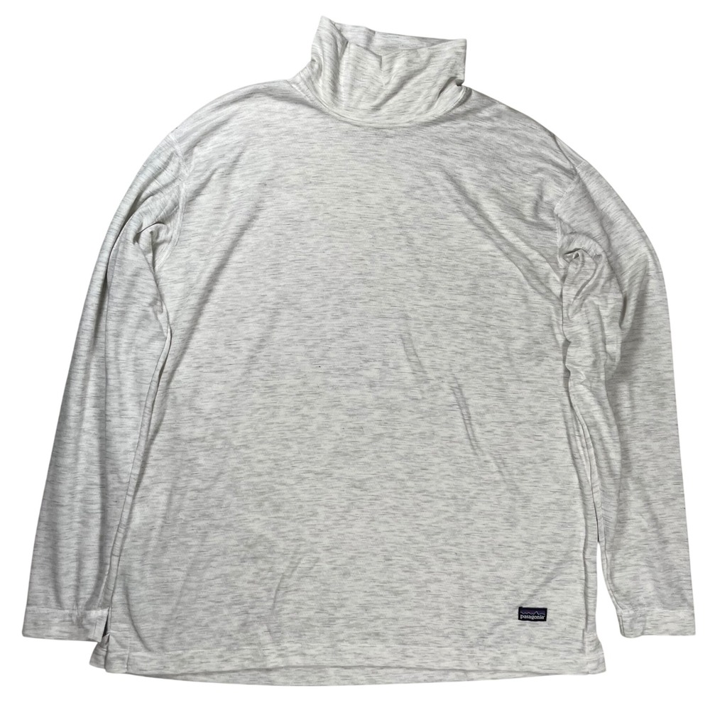 Vintage Patagonia Capilene Turtleneck Base Layer Men XL Heather Gray Gorpcore US
